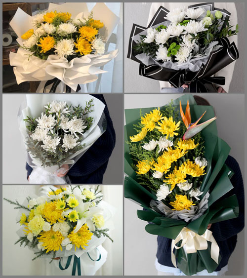 广东汕尾市陆丰市桥冲镇白事花束代送